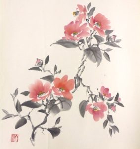 水墨画体験